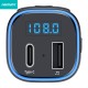 T46 Car Bluetooth MP3 Player Car Kit QC3.0 Quick-Charging LED Backlit Wireless Bluetooth FM Transmitter Car Music Player Type-C