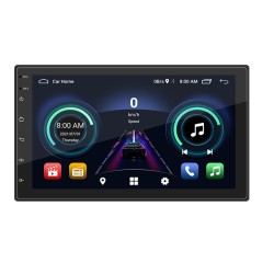 Universal Car  Gps  Navigator 7-inch Large Screen Mp3 Radio Mp5 Player Non-destructive Installation Upgrade Modification Accessories Parts black