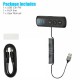 Usb  Car  Fm Bluetooth-compatible Wireless Digital Audio Adapter Fm Interconnect/aux Line Connection Car Audio black