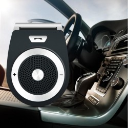 Wireless Bluetooth Car Kit  Speaker Speakerphone Hands-free Car Kit Support Bluetooth 4.1 Car Bluetooth Kit Hands Free Calls black