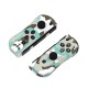 1pair Wireless Bluetooth Game Handle Joy Cons Gaming Controller Gamepad For Nintend Switch NS Joycon Console with Wrist Strap Light grey