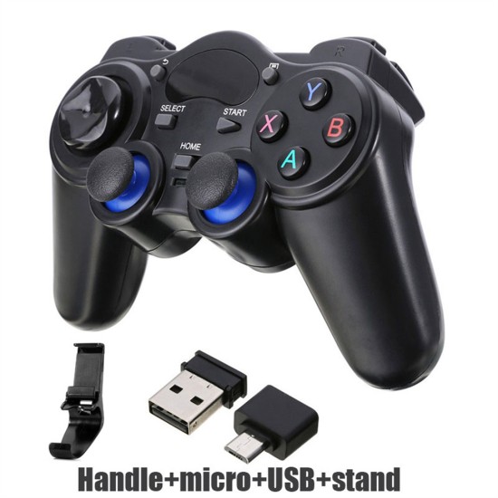 2.4G Gamepad Android Wireless Joystick Controller Grip for Ps3 Smartphone Tablet micro interface