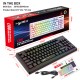 2.4G Wireless Keyboard RGB Multiple Backlight Modes Protable Gaming Office Keyboard Black