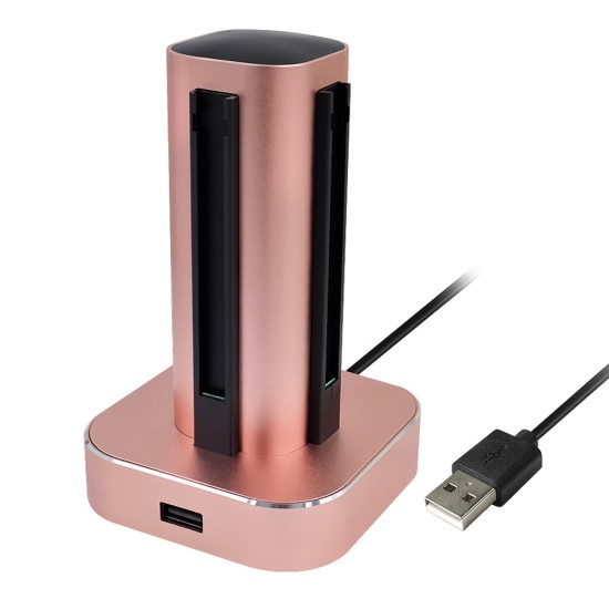 4 in 1 Dock Charging Stand Station Charger for Nintendo Switch Gamepad Controller Pink