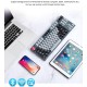 87-key Bluetooth Keyboard Three-mode Mechanical Keyboard for Tablet Phone Computer dark grey