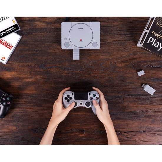 8BitDo USB Bluetooth Gamepad Receiver Wireless for Mac Windows Raspberry Pi Switch Controller Silver