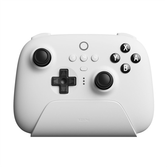 8bitdo Ultimate Wireless Bluetooth Game Controller with Charging Dock Compatible for Nintendo Switch White