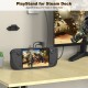 Adjustable Holder Desktop Wall-mounted Host Bracket Lightweight  Compatible for Steam Deck Black