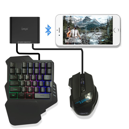 Auxiliary Converter Direct Connection To Game Keyboard Mouse for Android  Keyboard + converter