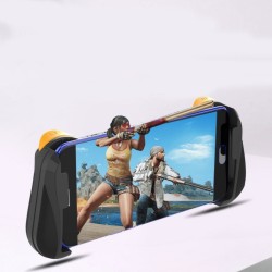 Bluetooth 4.0 Gamepad PUBG Controller PUBG Mobile Triggers Joystick Wireless Joypad for iPhone XS Android Tablet  As shown