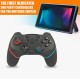 Bluetooth Wireless Pro Controller Gamepad Joypad Remote for Nintend Switch Console Gamepad Joystick  Left red right blue