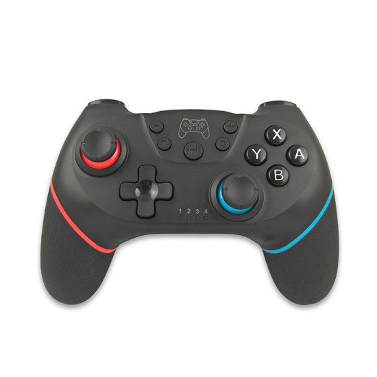 Bluetooth Wireless Pro Controller Gamepad Joypad Remote for Nintend Switch Console Gamepad Joystick  Left red right blue