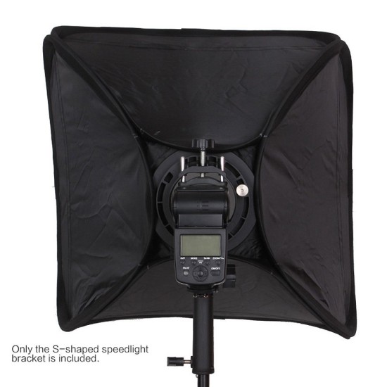 Bracket Pro Mount Adapter Holder for Speedlite Snoot Flash Softbox Hand grip black