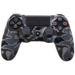 Camouflage Case Graffiti Studded Dots Silicone Rubber Gel Skin for Sony PS4 Slim/Pro Controller Case for Dualshock4