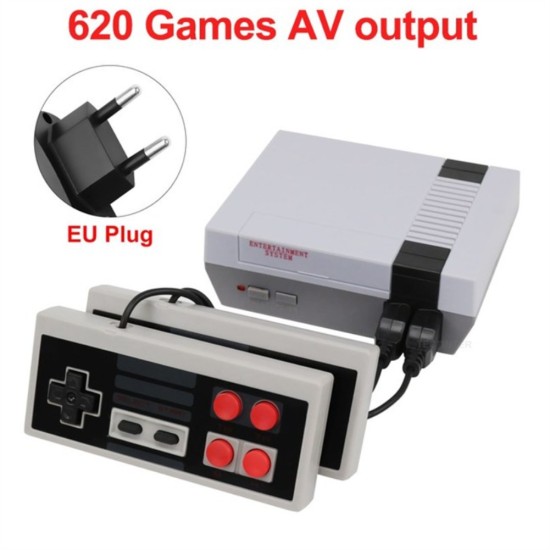 Classic Mini NES Game Console Built-in 620 Games Handheld Retro Video Game Player EU Plug