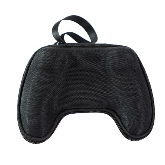 EVA Storage Bag Carrying Case for PS5 DualSense Controller Housing Shell Shockproof Protective Cover for PS5 Gamepad black