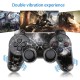 Fast Response No Delay Double Vibration Joypad Wireless Bluetooth-compatible Gamepad With Led Indicator Compatible For Sony Ps3 red starry sky