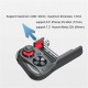 For MOCUTE-059 One-handed Wireless Bluetooth Gamepad for Android IOS Phone PUBG Game Pad Rechargeable Game Handle Black