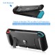 For Nintend Switch Console TPU Shock-Absorption Protective Grips Cover Case  Red blue