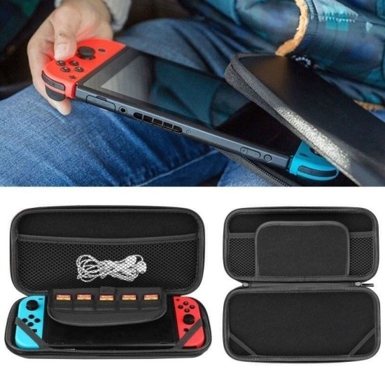 For Nintend Switch Travel Carrying Bag Screen Protector Case Charging Cable