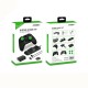 For XBOX  ONE X/S Game Set Double Base 600 mAh Battery Earphone black