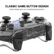 Game Handle Plastic Transparent Wireless Bluetooth Game Controller for Nintendo Switch black