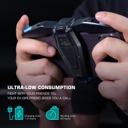 GameSir F4 Falcon Mobile Gaming Controller Foldable Wings Joystick For iPhone/Android phone black