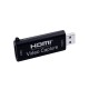 HDMI Video Capture Card for OBS Live Stream Broadcast Case Automatically Adjust Settings  black