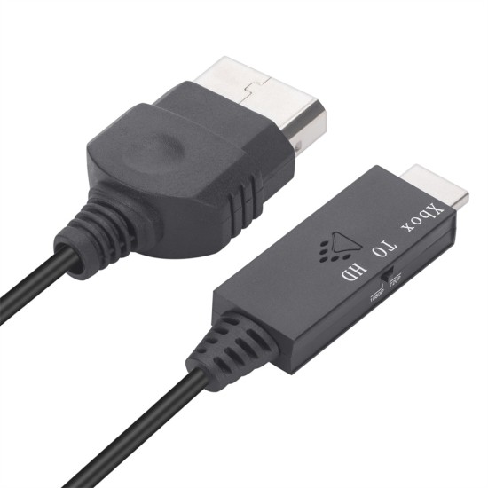 Hd 1080p Hdmi Game Console Adapter Cable Compatible for Xbox to Hdmi-compatible Video Cable Black