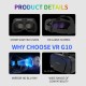 Head-mounted 3d Virtual Reality Vr Gaming Glasses Mobile Phone Movie Helmet Smart Digital Glasses Compatible For Android/WIN/IOS System black