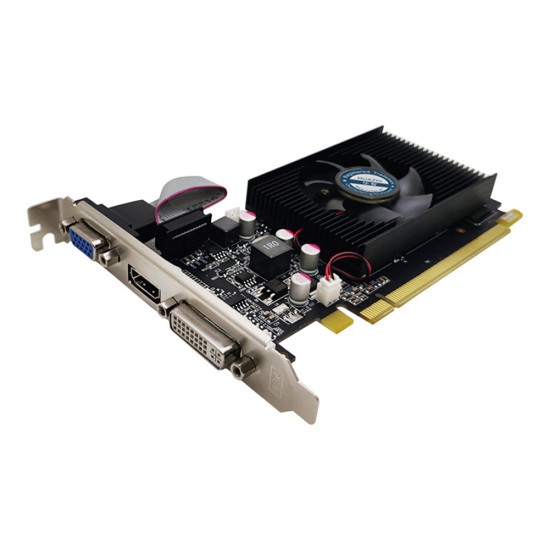 High Performance Gt610 1gb Pci-e Graphics  Card High-speed Large Memory Clear Picture Quality No Lag For Game Consoles Small Case GT610 1GB