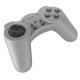 IPEGA Mini Gamepad Game Controller with Turbo Function Silver grey