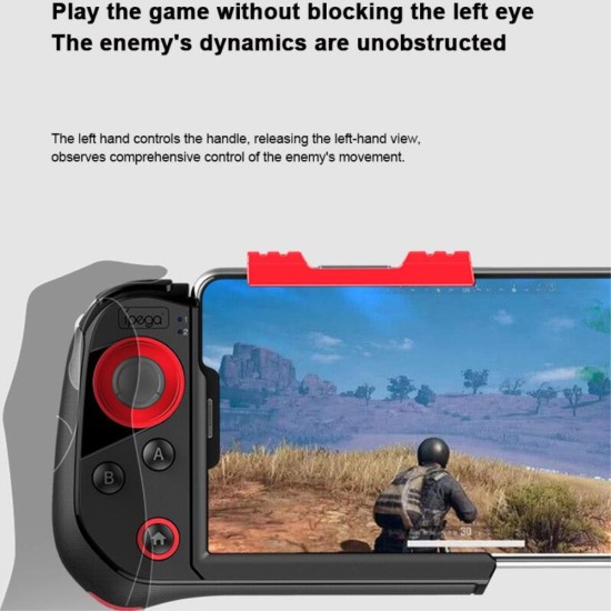 IPEGA Wireless Bluetooth Gamepad Pubg Red Spider Game Controller for Android /IOS Game Joystick  red