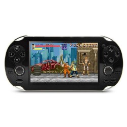 MP5 4.3 Inch Screen 8GB Multi-language Handheld Game Player Palm Game Machine black