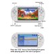 MP5 4.3 Inch Screen 8GB Multi-language Handheld Game Player Palm Game Machine red