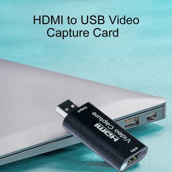 Mini Video Capture Card USB 2.0 HDMI Video Capture Grabber Phone Game Camera Capture Recording Box IOS To HDMI/ Type-C To HDMI Acquisition card + IOS