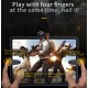 Mobile Game Controller Gamepad Trigger Shooter Fire Button Joystick Accessories black