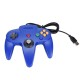 N64 USB N64 ABS Gamepad Controller Joystick PC Computer Game Handle gray