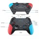 PC Wireless Bluetooth Game Switch Handle Gamepad Continuous Viberation Game Joystick Controller Left red right blue