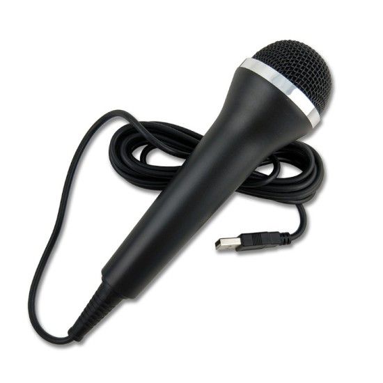 PS4PS3WII Wired Microphone with USB Port for PC/PS2 for XBOXONE/360 black