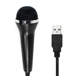 PS4PS3WII Wired Microphone with USB Port for PC/PS2 for XBOXONE/360 black