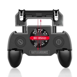 PUBG Mobile Phone Game Controller Joystick Cooling Fan Gamepad for Android IOS  black