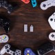 Portable 8Bitdo USB Wireless Bluetooth Adapter Gamepad Receiver Silver