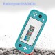 Protective Cover+Tempered Glass Screen Protector+3 in 1 Clean Supplies Set for Switch Lite blue