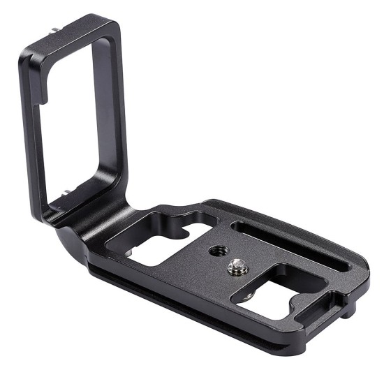 Quick Release L Plate Vertical Bracket Grip For Nikon D750 D7500 black