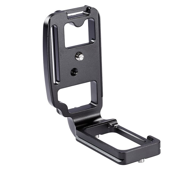 Quick Release L Plate Vertical Bracket Grip For Nikon D750 D7500 black