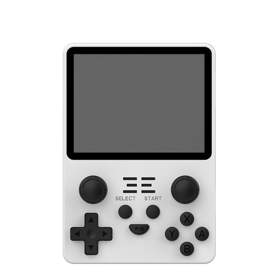 Rgb20s Handheld Game Console Retro Open Source System HD Ips Nostalgic Joystick Arcade Children Gifts White