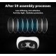 Smart Head Mount Wifi Bluetooth VR Intelligence 3D Glasses 2K Game Machine Black + white