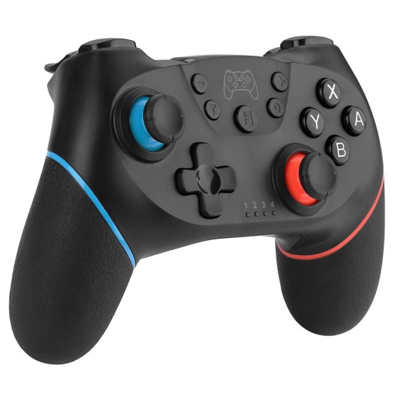 Switch Pro Wireless Bluetooth Game For Peace Game Assistance Gamepad Game Controller Left red right blue