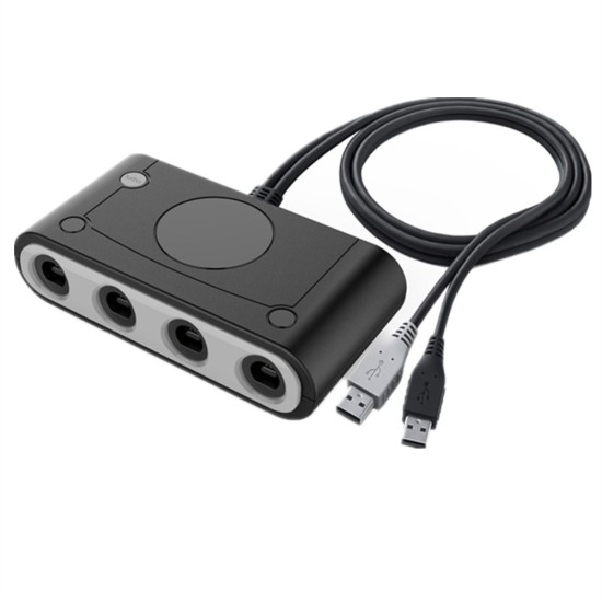 Switch/WIIU/PC Switch Controller Adapter NGC to Switch GC to WIIU NGC to PC Gamecube Adapter blue